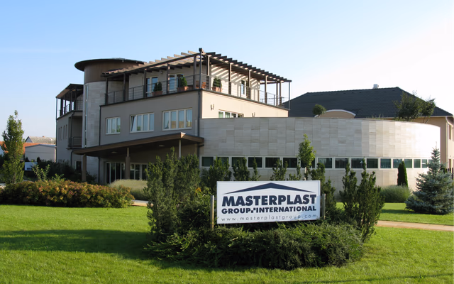 A MasterPlast nemzetközi gyártóvállalat általunk készített weboldala